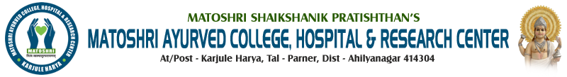 Matoshri Ayurved College, Hospital & Research Center